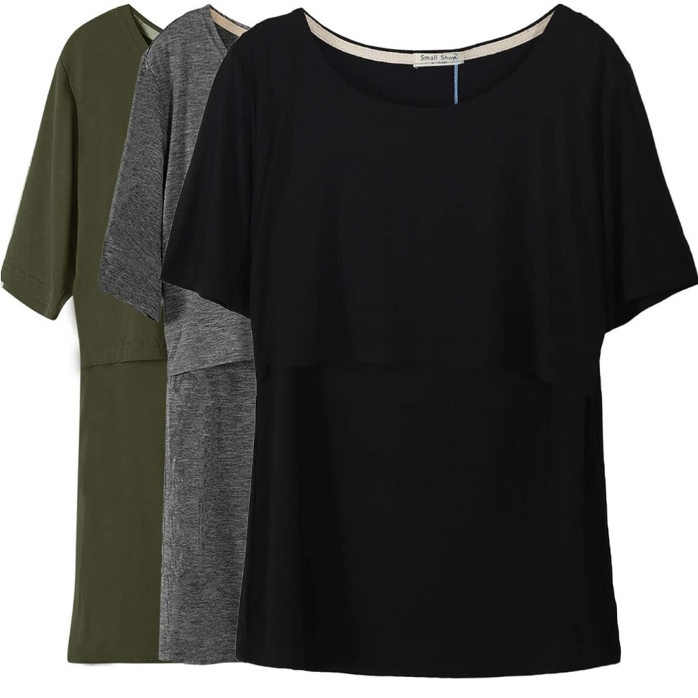 Nursing Tops 3pack